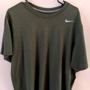 Nike Olive Green Dri-fit Tee